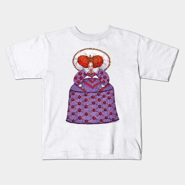 Queen Elizabeth I Kids T-Shirt by obillwon